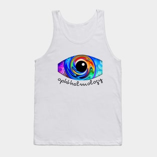 Coloful abstract ophthalmology Tank Top